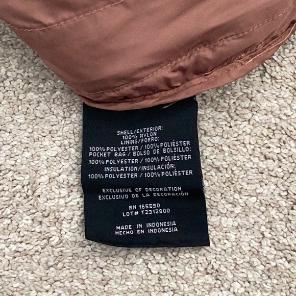 Women's Brown Puffer Vest - Picture 7 of 7